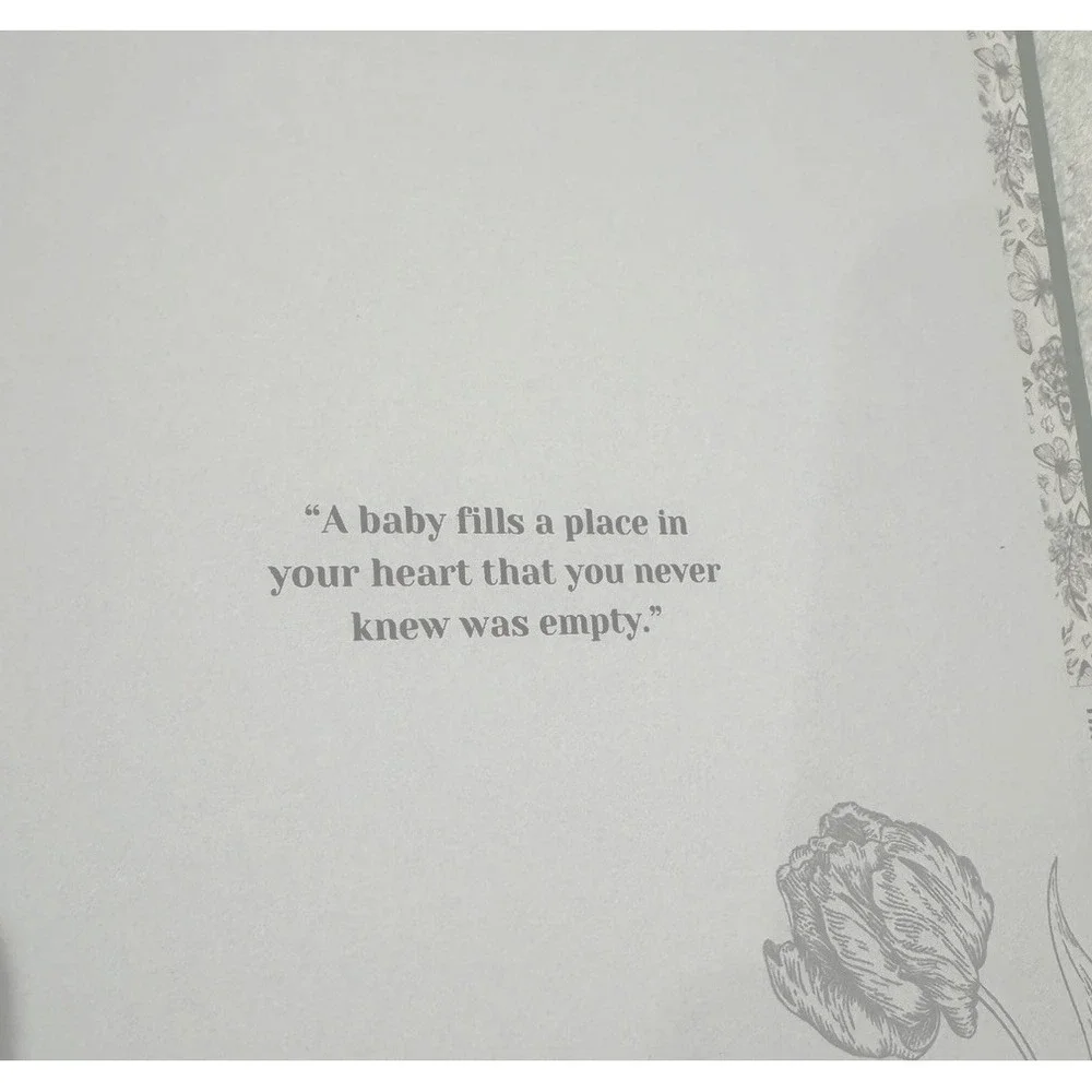 KeaBabies‎ Blossom Pregnancy Journal Memory Book Baby Milestone Planner NWOB